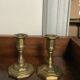Pair of brass candlesticks