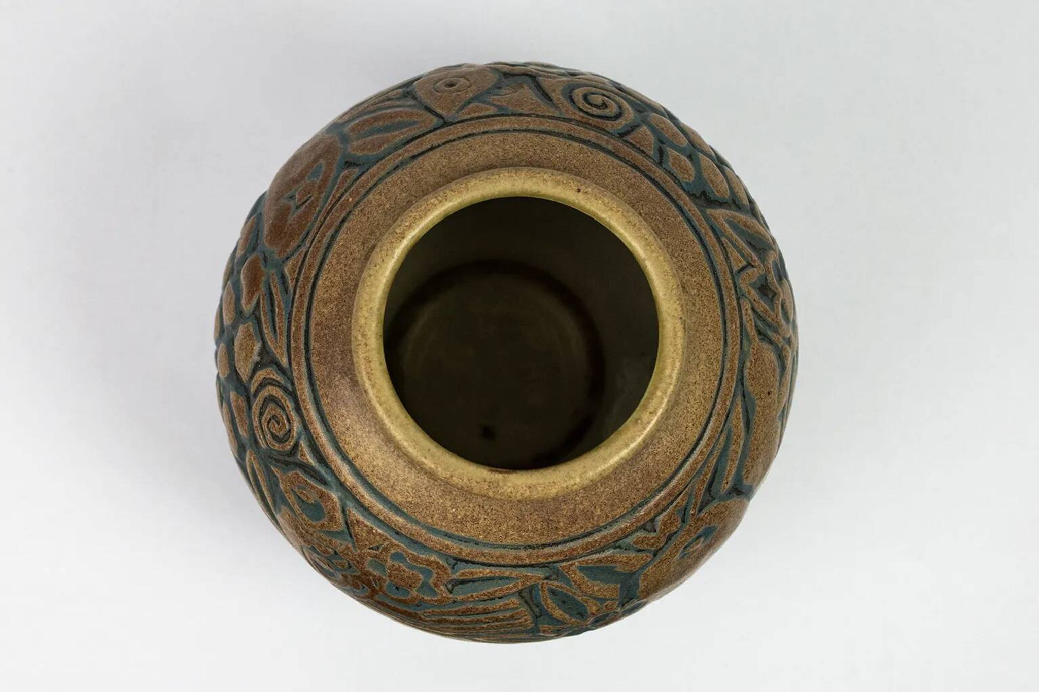 Vase boule art déco — Mougin & Gaston Ventrillon (Nancy)