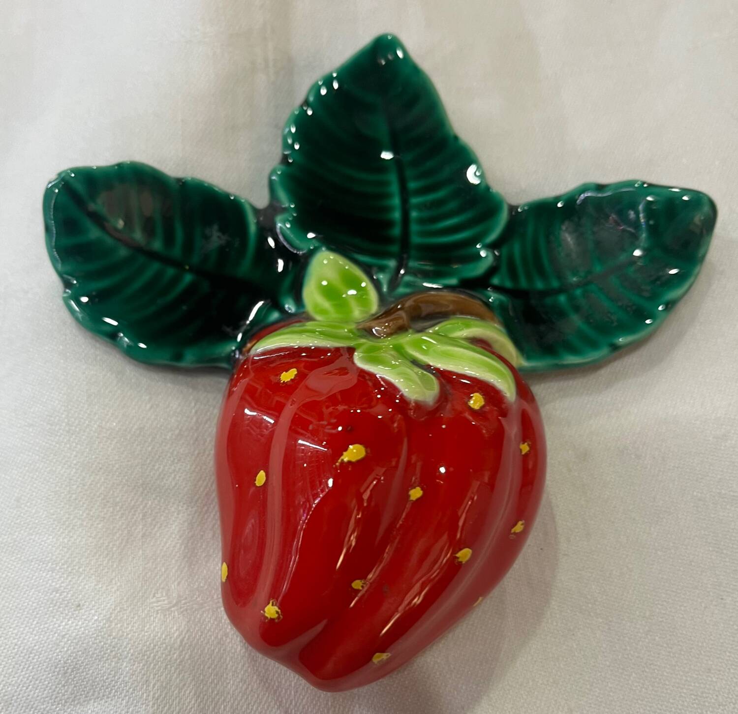 Albert Farlay ceramic strawberry slip