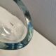 Grand et lourd vase en verre de la verrerie suédoise Orrefors.