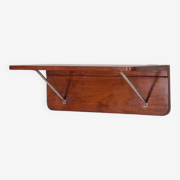 Vintage wooden shelf from the 1950s