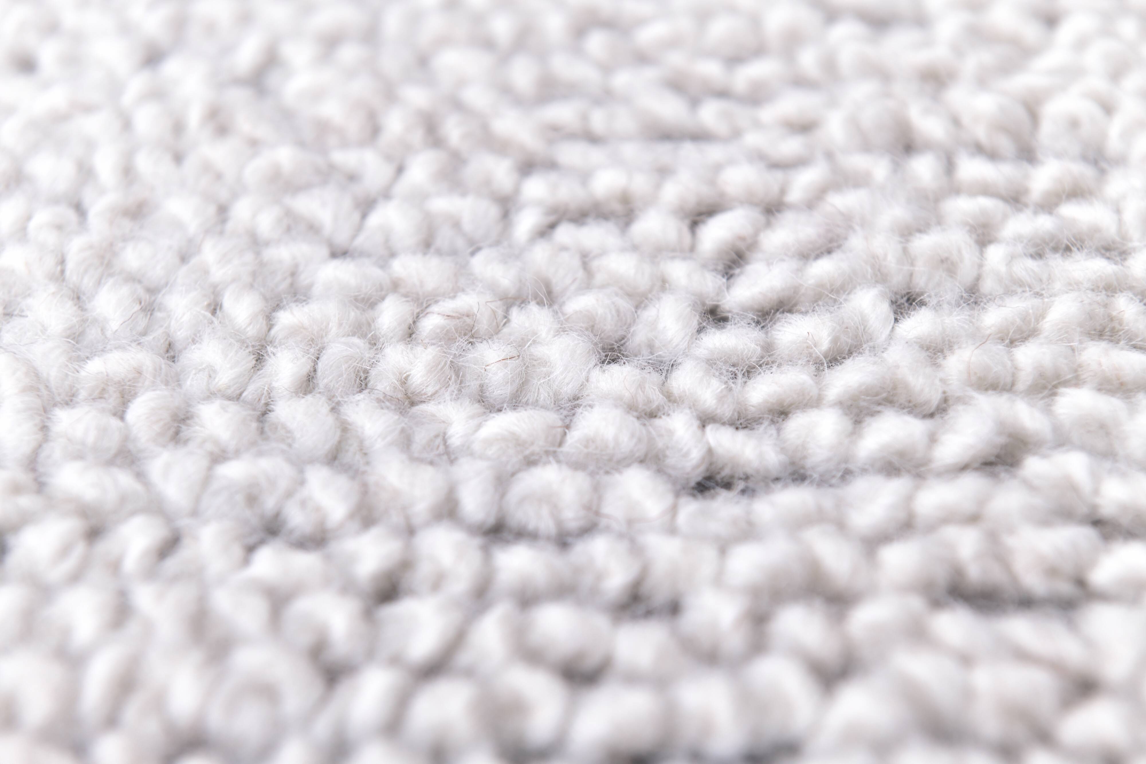 7x10 Light Blue Wool Handmade Woshable Moroccan Rug, 206x304Cm