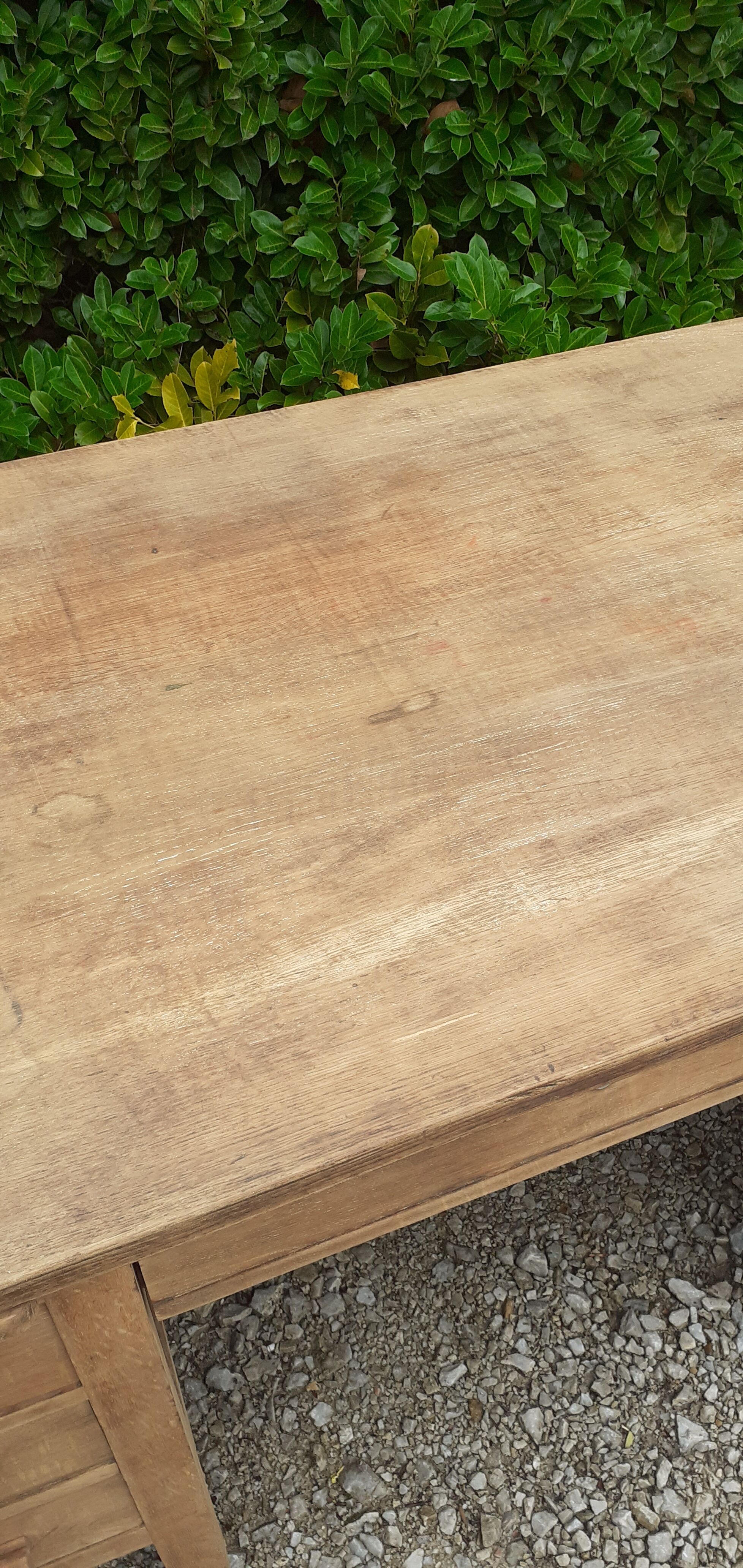 Administrative office 6 drawers 2 shelves old raw wood