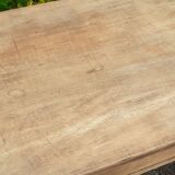 Administrative office 6 drawers 2 shelves old raw wood