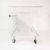 Space-age vinyl record cabinet, Roche Bobois, designed by M. Dumas, France