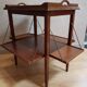 English mahogany table for tea and coffee, tray, very practical.