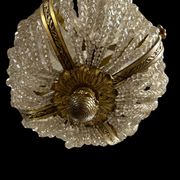 Hot air balloon chandelier in gilded bronze Louis XVI style of Napoleon III period