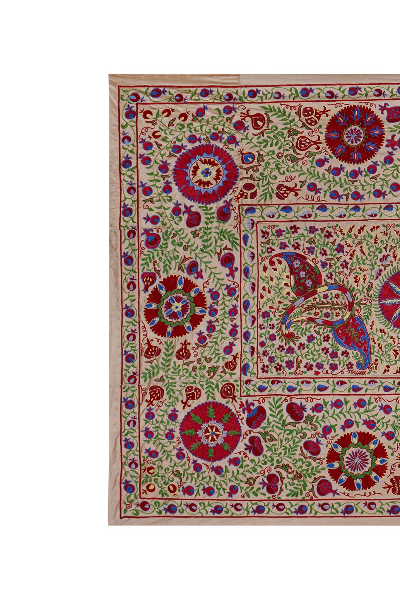 Tapis turc vintage noué à la main
