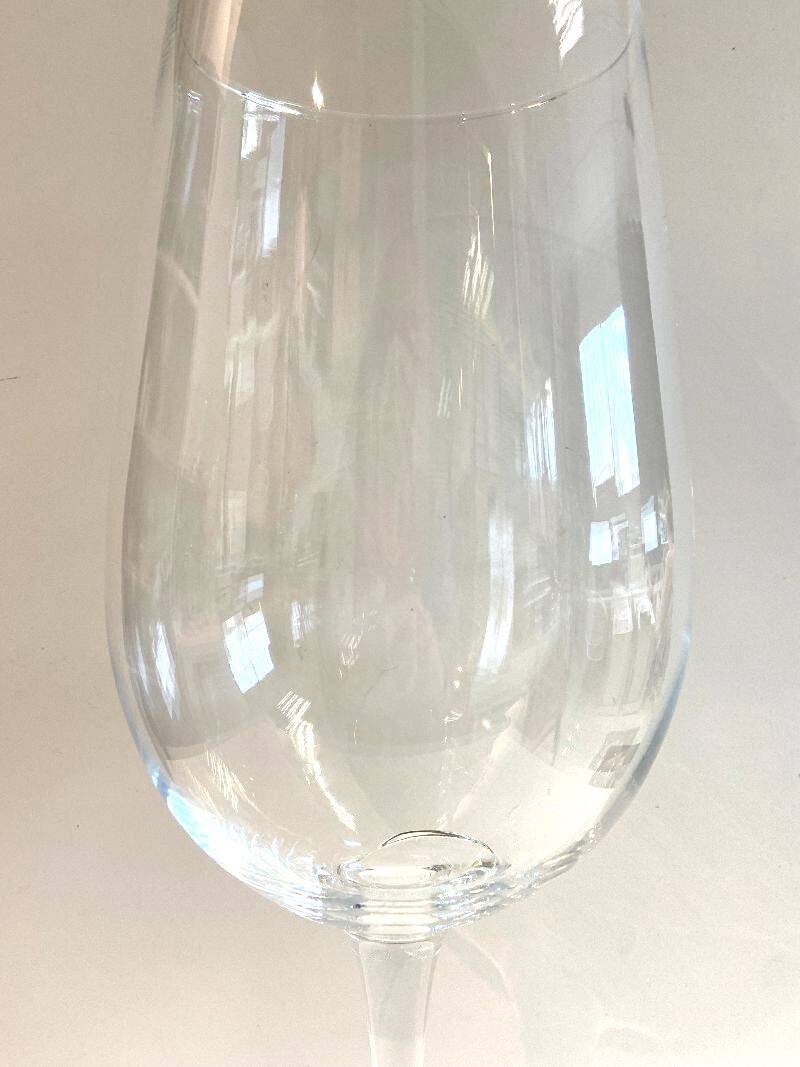 Large Tealight Candle Holder Vase on Stand Blown Crystal Glass Decorative Art