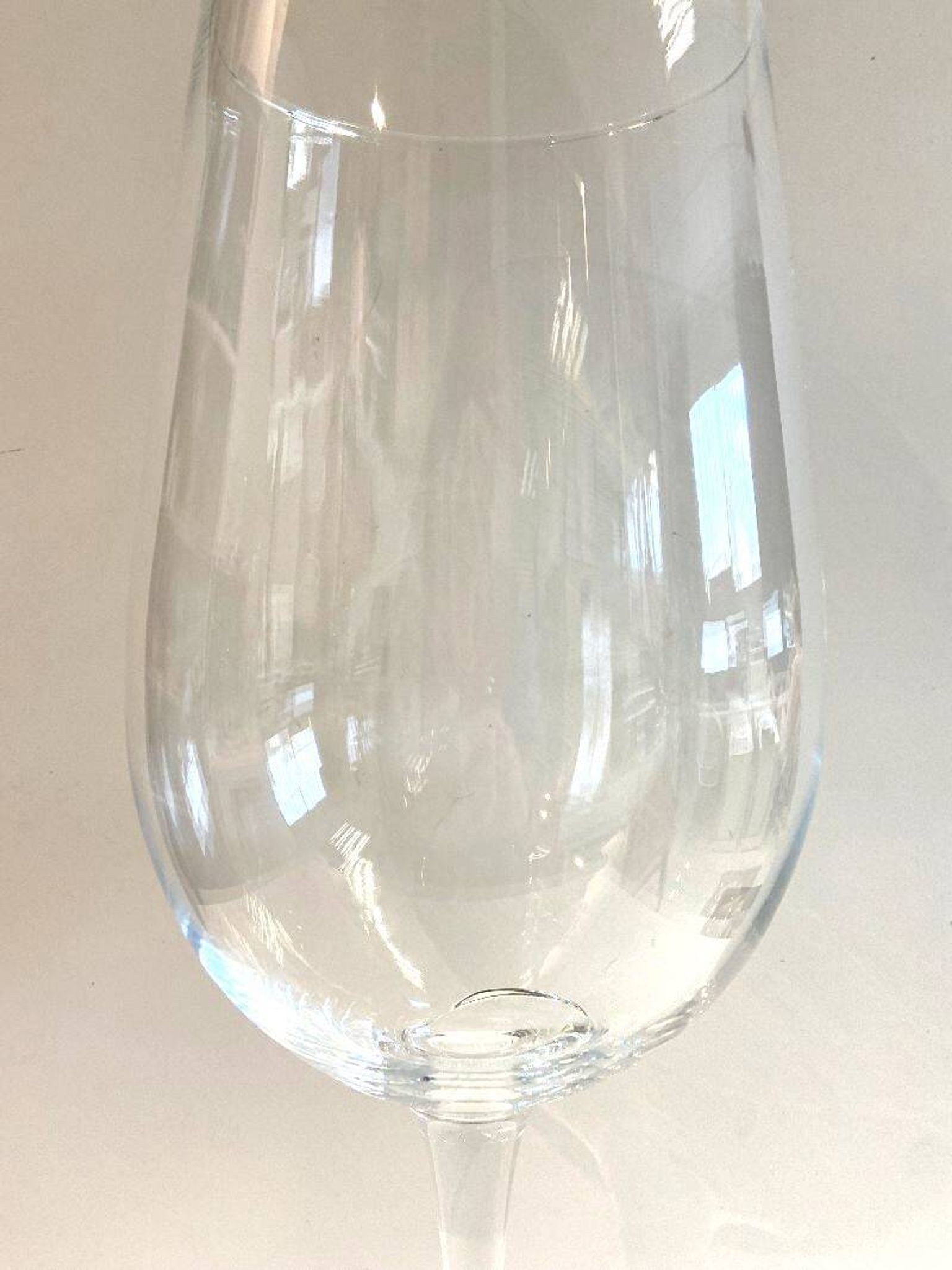 Large Tealight Candle Holder Vase on Stand Blown Crystal Glass Decorative Art