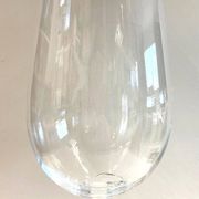 Large Tealight Candle Holder Vase on Stand Blown Crystal Glass Decorative Art