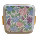Plate/Plateau in porcelain with gold decoration