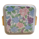 Plate/Plateau in porcelain with gold decoration