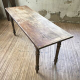 Antique farm table
