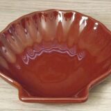Set of 3 French Vintage Emile Henry Brown Coquille St Jaques Serving Dishes 4680