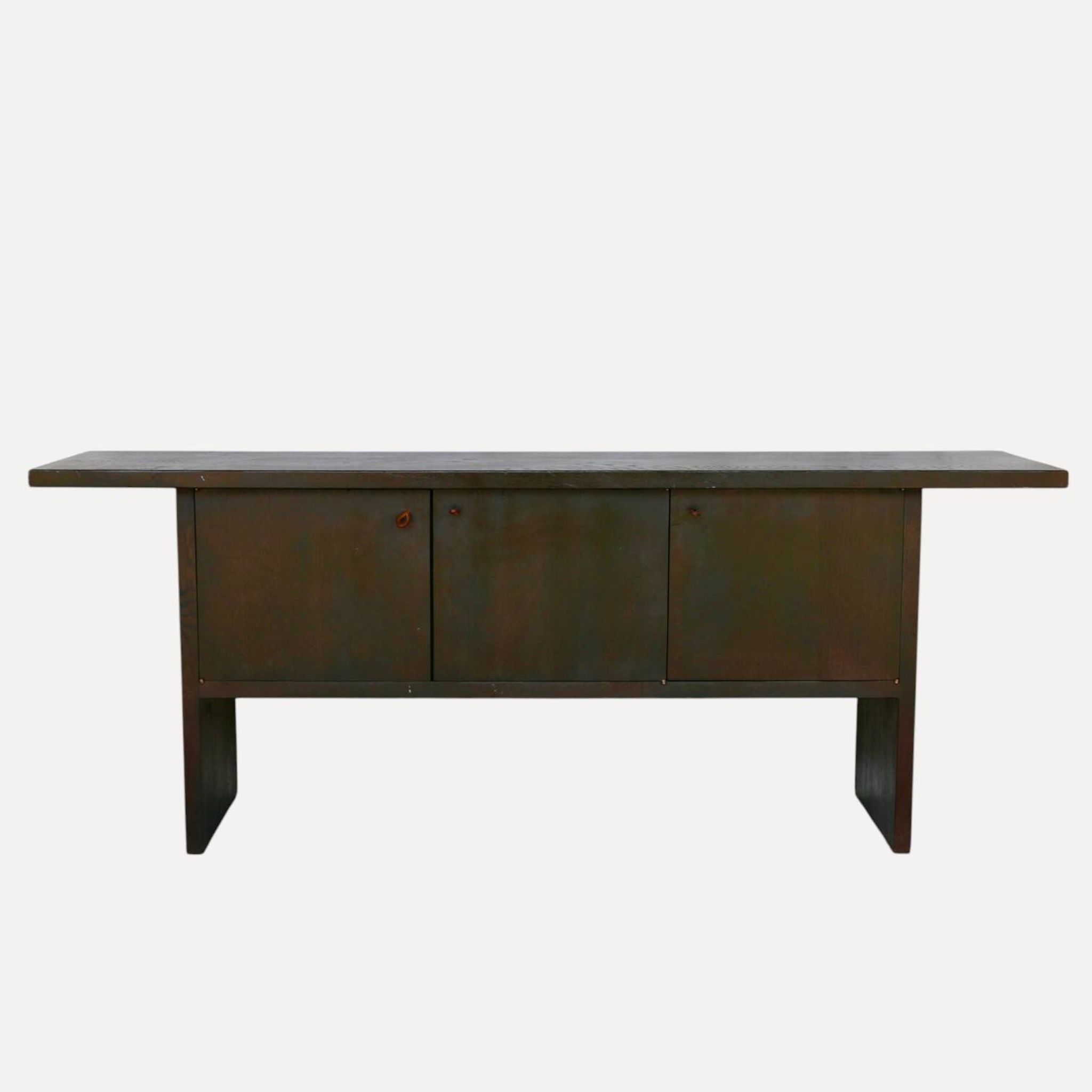 A solid oak sideboard, France 1950s.
