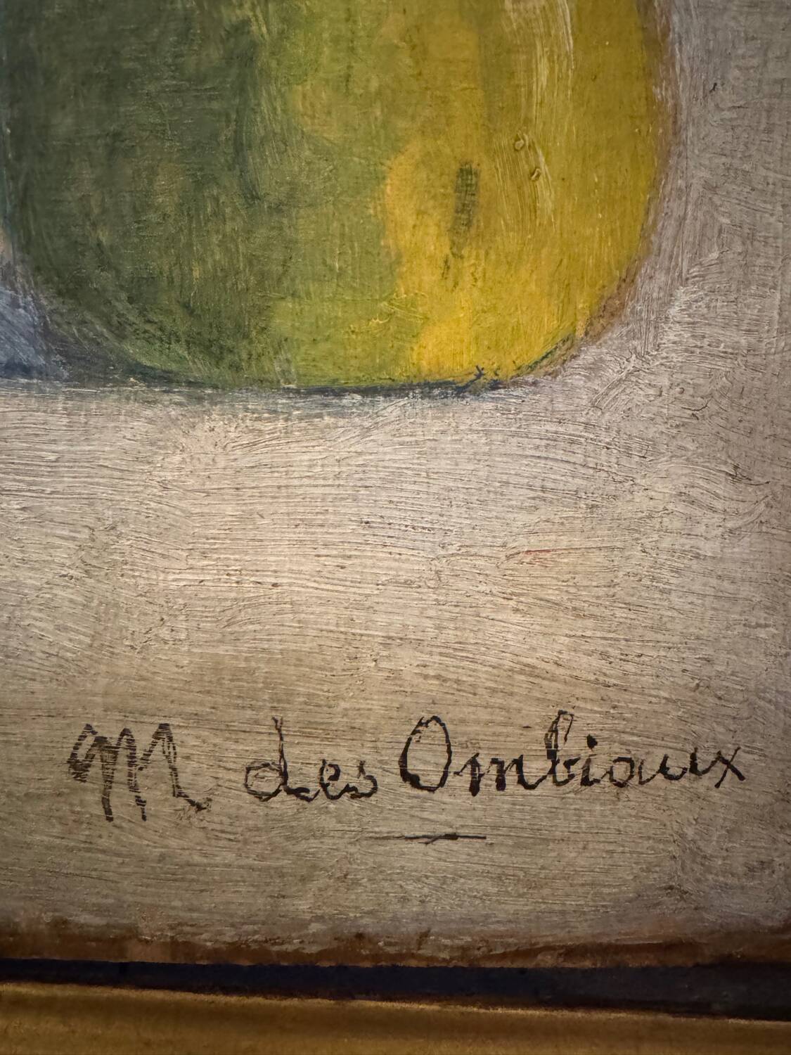 Still life with fruits, flowers and pheasant signed 20th century