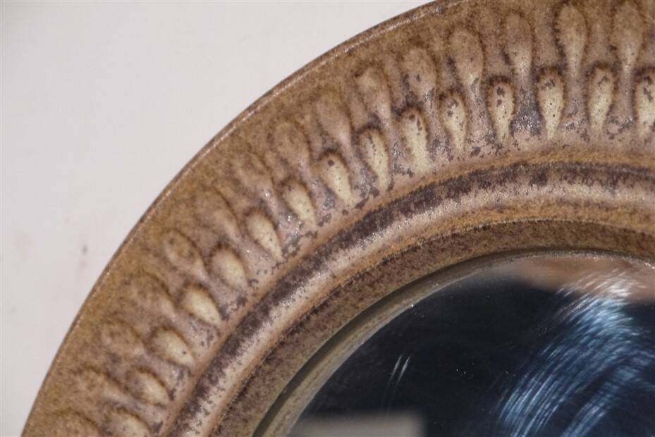 Danish ceramic mirror 1960
