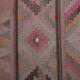 Vintage Turkish hallway rug 81x660 cm
