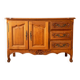 Louis XV style buffet in solid cherry wood.