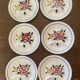 6 assiettes plates à compartiments Digoin Sarreguemines