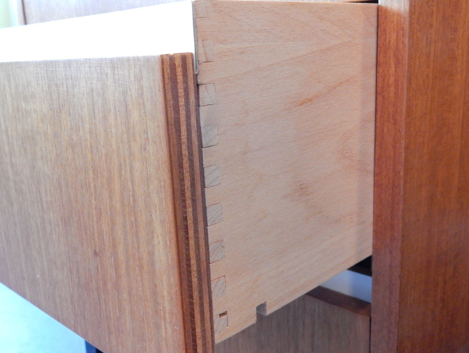 Eeka 1960s teak veneer desk