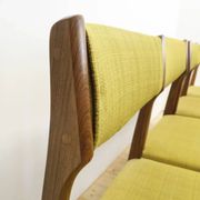 Ensemble de 8 chaises en palissandre, années 1960
