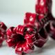 Bougeoirs en barbotine Art Deco