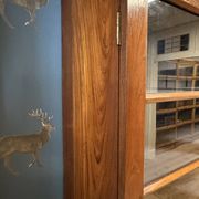 Large antique bookcase