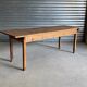 Old wooden table, farmhouse style, dining table.
