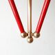 Vintage torchlight chandelier 1950
