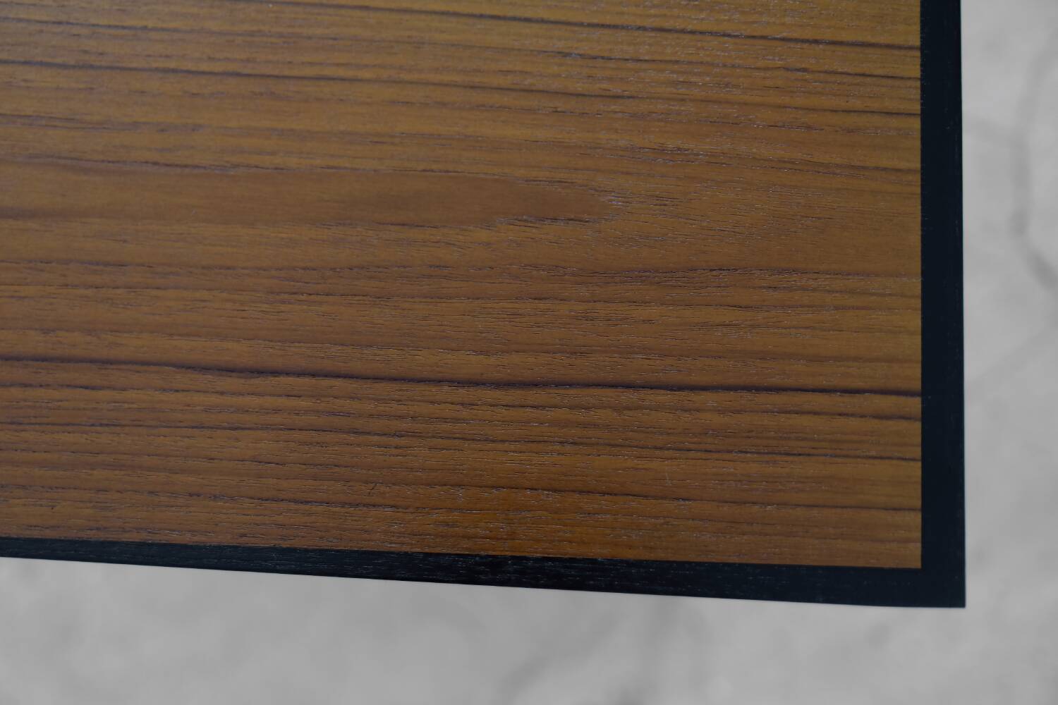 Vintage Swedish teak desk, mid-century modern, 1960s.