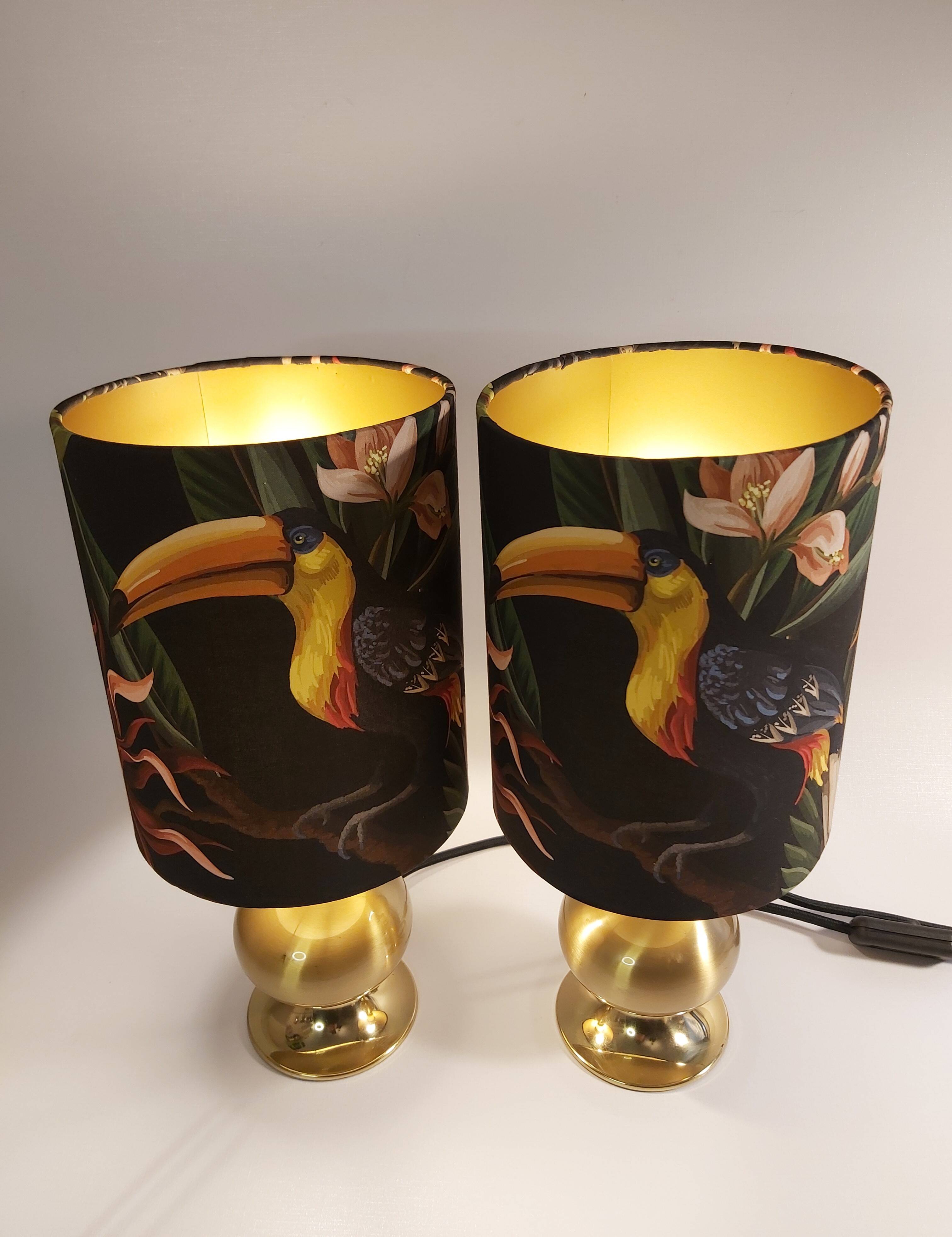 A pair of bedside lamps, Germany, 1970s.