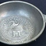 Tastevin in monogrammed tin Ear form scallop shell