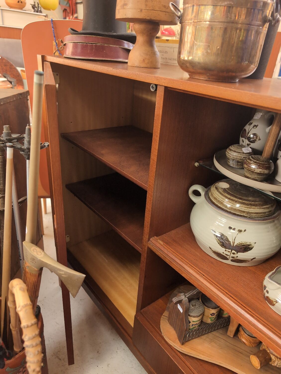 Vintage sideboard in solid teak - Scandinavian design