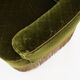 Antique sofa-bed in green colour
