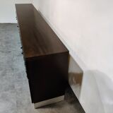 Graphical brutalist credenza, 1970s