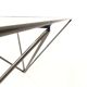 Table low vintage 60s/70s design steel wire