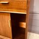 Armoire murale A.A. Patijn pour Zijlstra Joure, années 1950, noyer