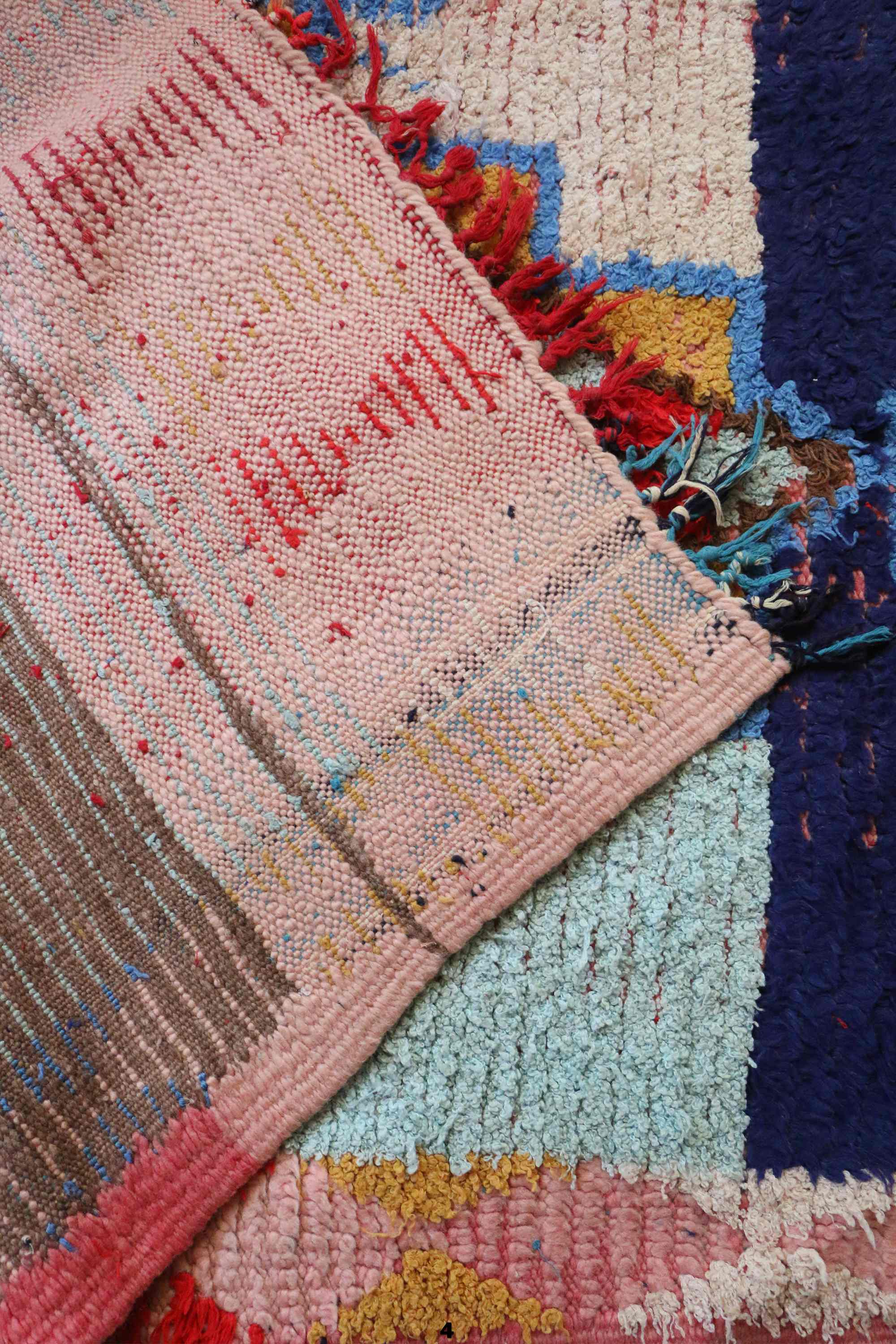 Tapis marocain coloré - 88 x 258 cm