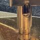 Vintage brass ceiling light OMI – Space Age design from the 1970s