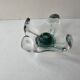 Glass candlestick in the style of Murano - 1960s