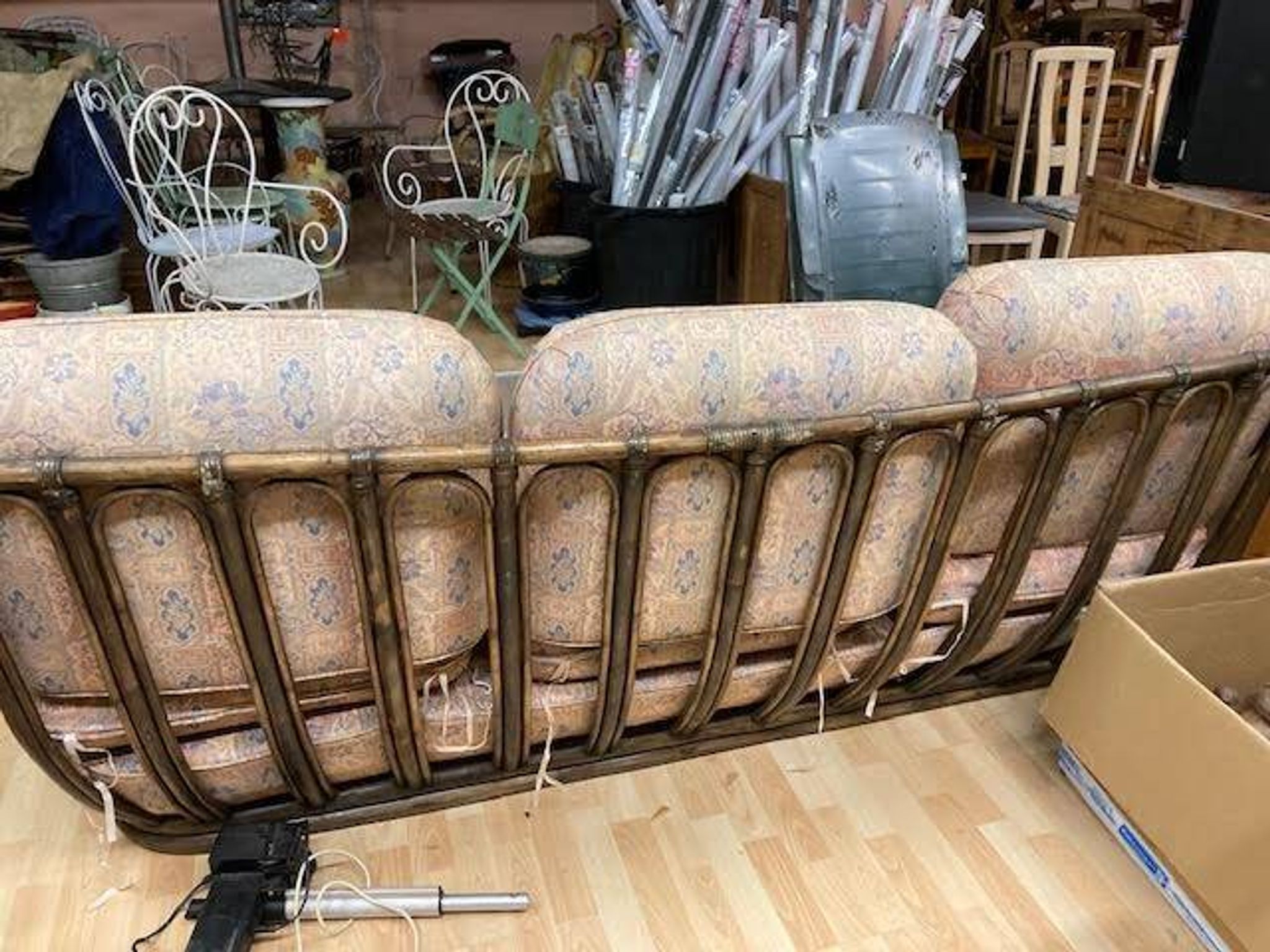 Rattan sofa