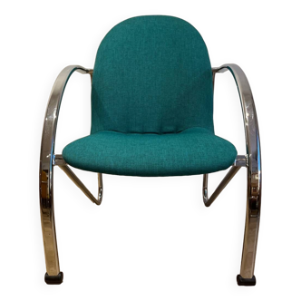 Fauteuil Plichaise Souvignet années 80 vintage