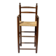 Straw high chair for children H 93 cm