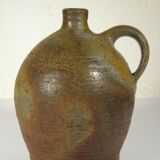 Bonbonne, old jug in enameled stoneware