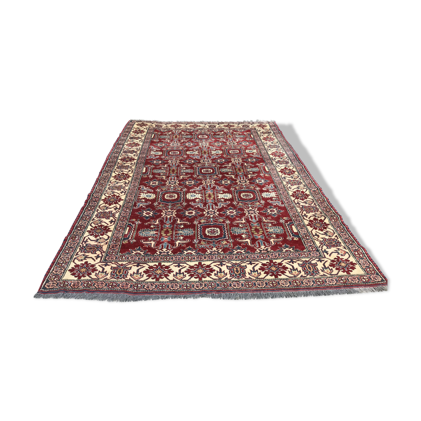 222X310cm hand made afghan Chobi rug