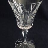 Set of 5 crystal water glasses of Saint Louis Camargue model