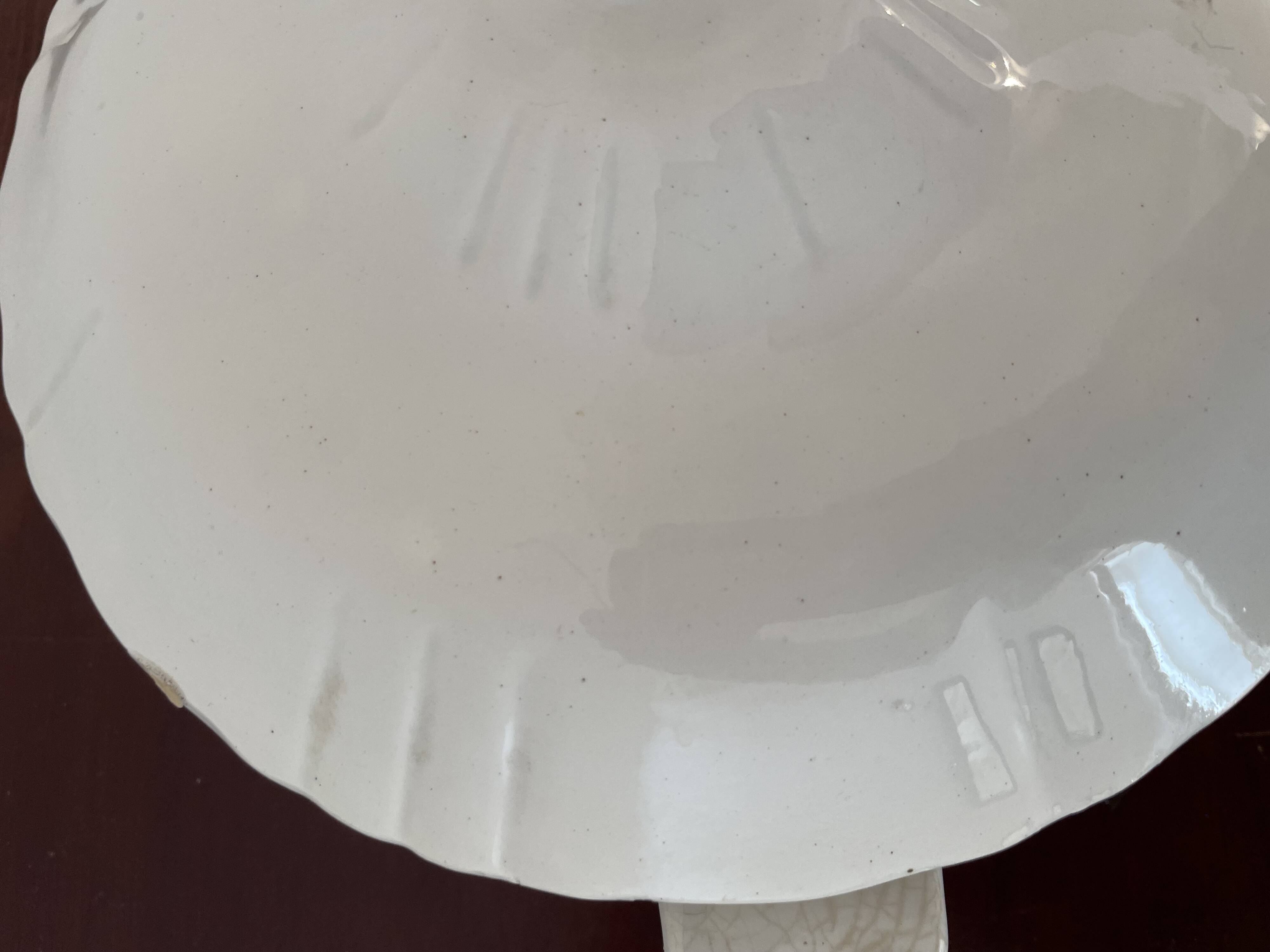White iron clay soup tureen Moulin des Loups & Hamage Nord