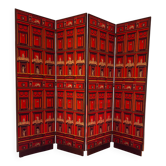 Pompeian Folding Screen in the Style of Piero Fornasetti, Italy, circa 1960